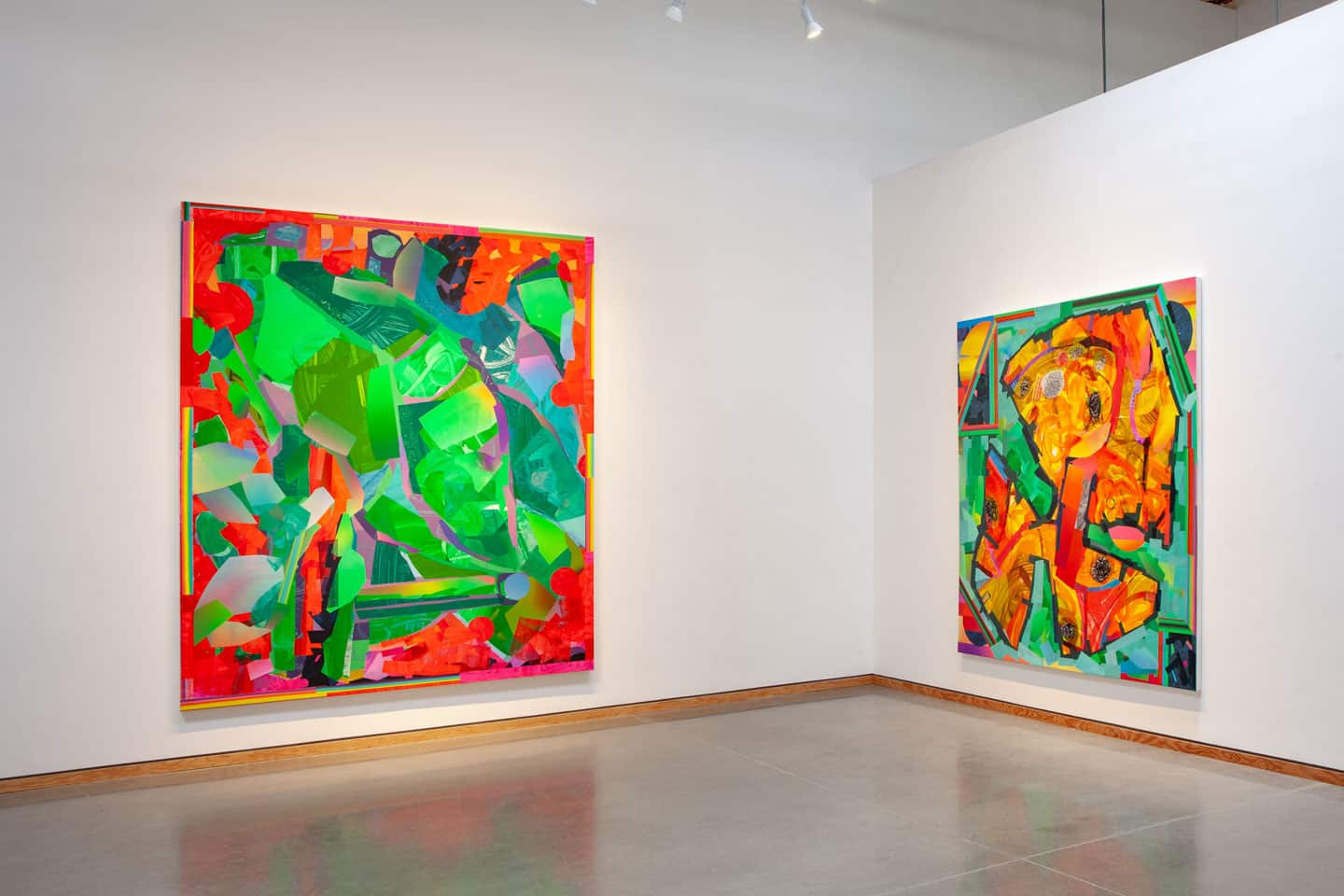 John Eisler and Bradley Harms at Angell Gallery